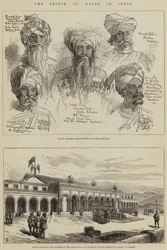 Der Prinz von Wales in Indien